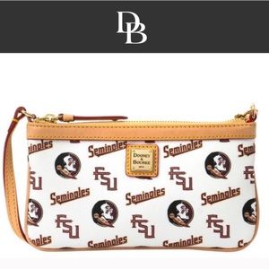 *NEW* Dooney & Burke Collegiate Florida State Zip Wristlet